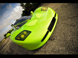 Картинка lime green mosler mt900s автомобили