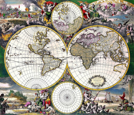 Картинка разное глобусы карты карта старинный гравюры