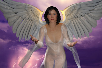 Картинка 3д+графика angel+ ангел