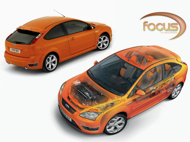 Обои картинки фото ford, focus, автомобили