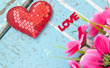 Картинка праздничные день+святого+валентина +сердечки +любовь цветы heart love сердце любовь romantic valentines