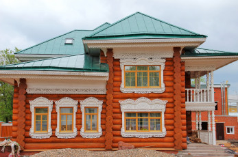 Картинка города -+здания +дома вологда дeрeвo россия дом дизайн