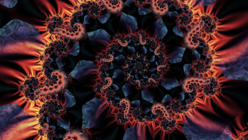 Картинка 3д+графика фракталы+ fractal фракталл