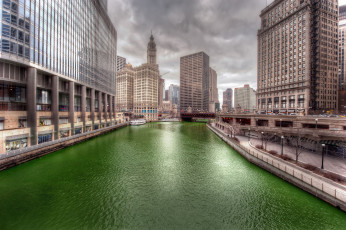 Картинка chicago города Чикаго сша река здания набережная