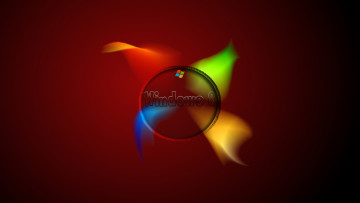 Картинка компьютеры windows фон 8 логотип