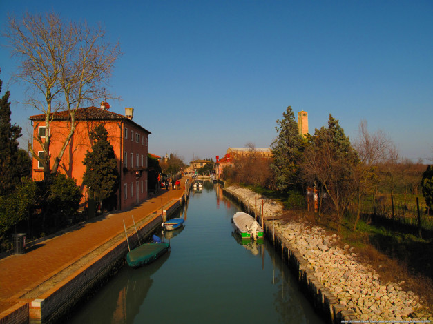 Обои картинки фото италия, венеция, города, канал, дома