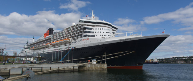 Обои картинки фото queen mary ii, корабли, лайнеры, круиз, лайнер