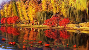 Картинка nina+vels рисованное природа осень