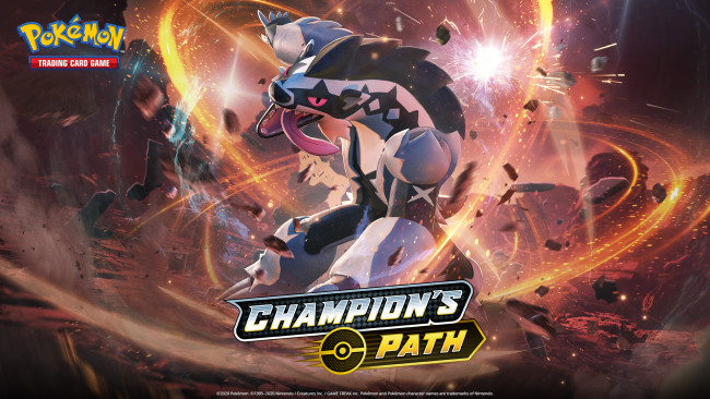 Обои картинки фото видео игры, pokemon,  champion`s path, trading, cards, game
