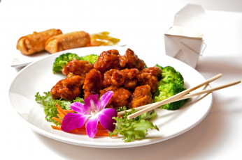 Картинка еда мясные+блюда китайская кухня мясо