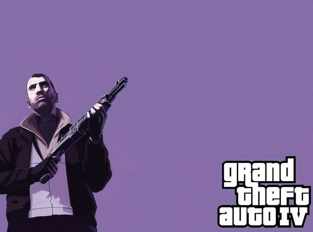 Обои картинки фото видео игры, grand theft auto iv, преступник, оружие