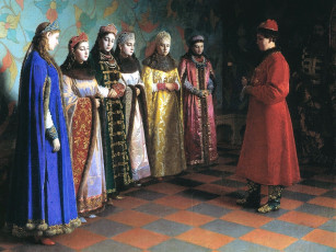 Картинка григорий седов выбор невесты царем алексеем михайловичем рисованные