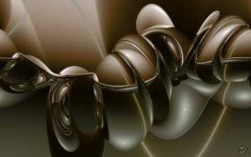 Картинка 3д графика fractal фракталы узор цвет фон