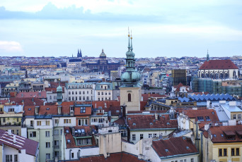 Картинка города прага+ Чехия панорама