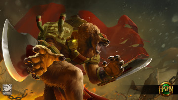 Картинка видео+игры heroes+of+newerth медведь battlebear russian predator heroes of newerth battle bear воин