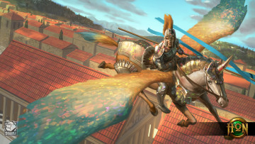 Картинка видео+игры heroes+of+newerth moba pegasus olympus armor plague rider heroes of newerth