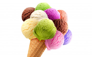 Картинка еда мороженое +десерты десерт ассорти вафли рожок