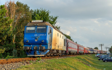 Картинка техника поезда состав железная локомотив рельсы дорога