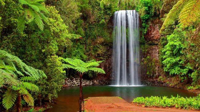 Обои картинки фото водопад, природа, водопады