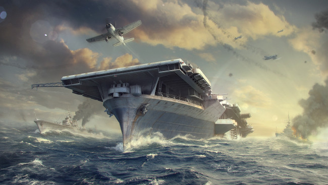 Обои картинки фото видео игры, world of warships, симулятор, action, онлайн, world, of, warships