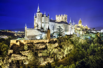 Картинка города толедо+ испания замок