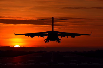 обоя c-17, авиация, военно-транспортные самолёты, ввс