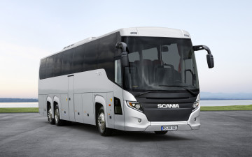 Картинка scania+touring+euro+6+bus+ 2017 автомобили scania touring euro 6 bus туристический автобус скания