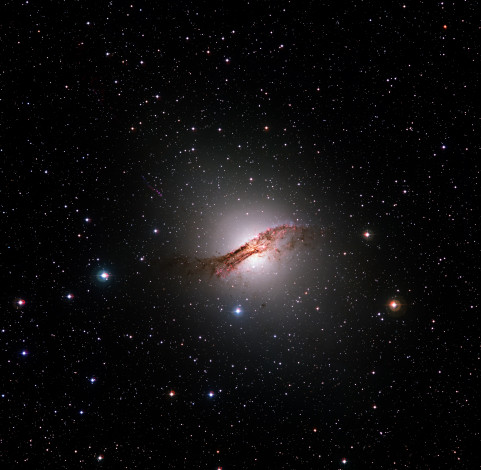 Обои картинки фото космос, галактики, туманности, центавр, а, галактика, ngc, 5128