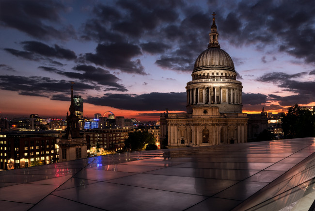 Обои картинки фото st paul`s cathedral, города, лондон , великобритания, собор