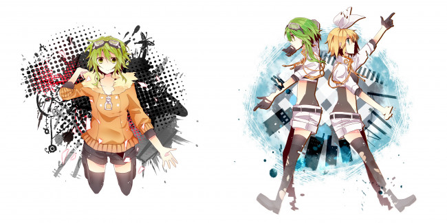 Обои картинки фото аниме, vocaloid, вокалоид