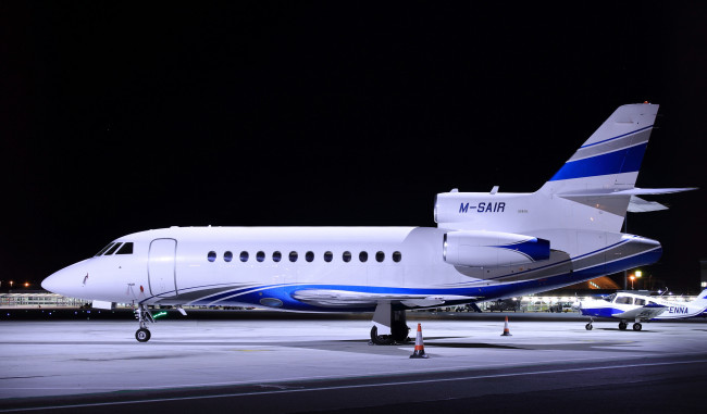 Обои картинки фото dassault falcon-900b, авиация, пассажирские самолёты, аэроплан
