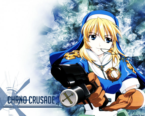 Обои картинки фото chrno, crusade, аниме