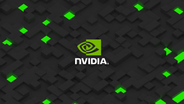 обоя компьютеры, nvidia, логотип