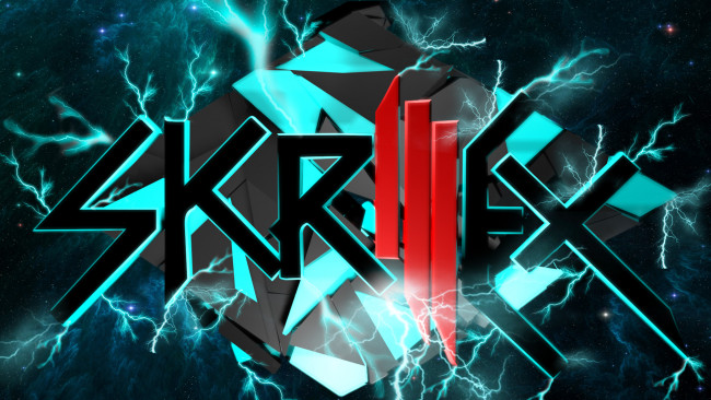 Обои картинки фото музыка, skrillex, логотип