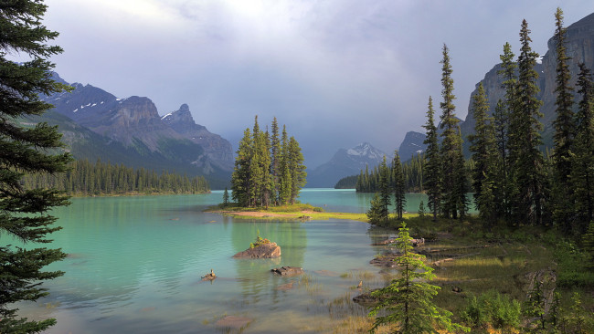 Обои картинки фото природа, реки, озера, пейзаж, горы, озеро, лес