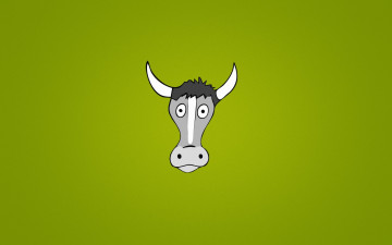 Картинка рисованное минимализм корова