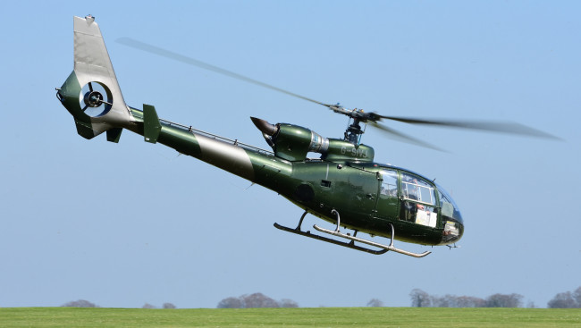Обои картинки фото westland wa-341c gazelle, авиация, вертолёты, вертушка