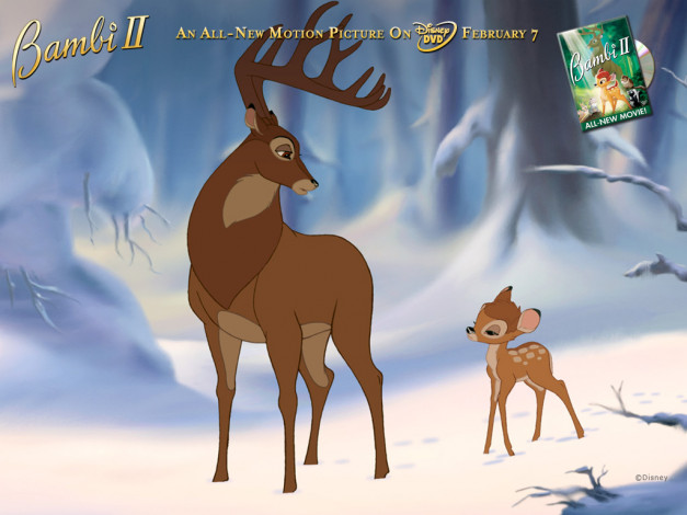Обои картинки фото мультфильмы, bambi
