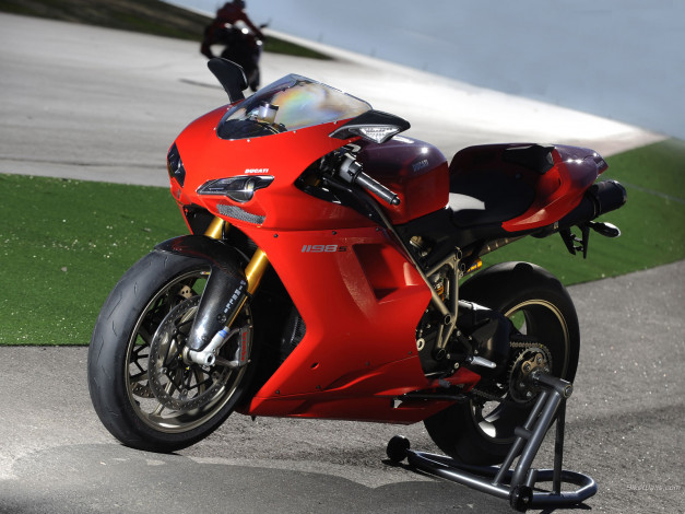 Обои картинки фото 1198s, 2009, мотоциклы, ducati