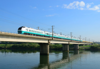 Картинка техника поезда поезд мост