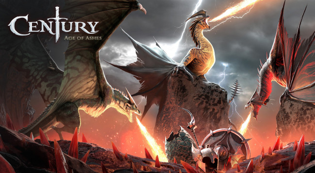 Обои картинки фото видео игры, century,  age of ashes, драконы, огонь
