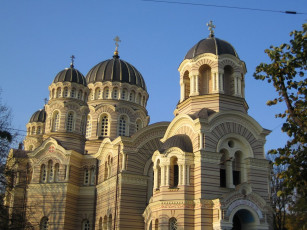 Картинка рига христорождественский кафедральный собор города латвия