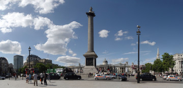 Картинка trafalgar square города лондон великобритания англия