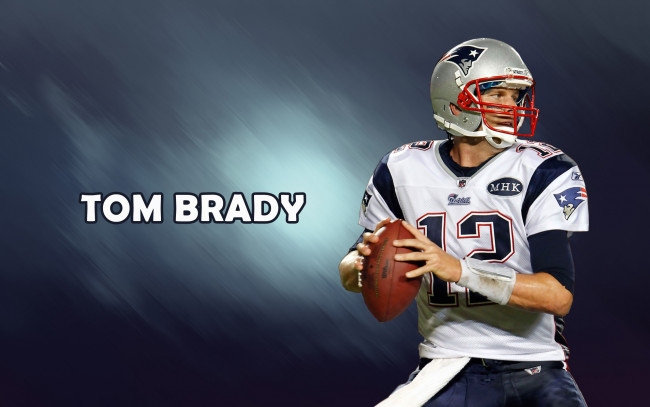 Обои картинки фото tom, brady, спорт, американский, футбол, игрок, шлем, мяч
