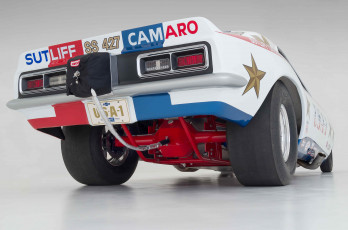 Картинка автомобили hotrod dragster camaro
