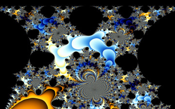 Картинка 3д+графика фракталы+ fractal узор