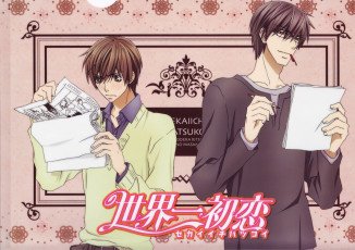 Картинка аниме sekai+ichi+hatsukoi парни