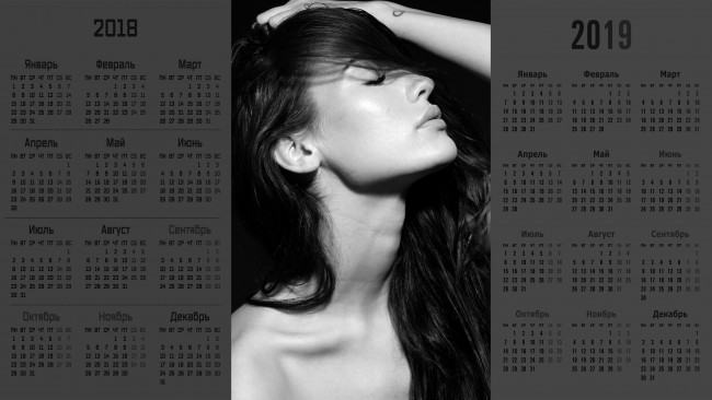 Обои картинки фото календари, девушки, профиль, лицо