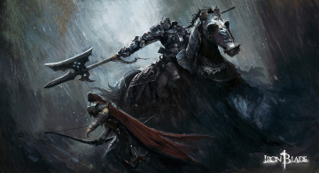 Картинка iron+blade видео+игры ---другое конь мужчины латы оружие рыцарь
