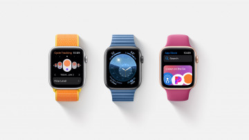 обоя apple watch series 4, бренды, - другое, wwdc, 2019, apple, watch, series, 4, gui, interface, watchos, 6